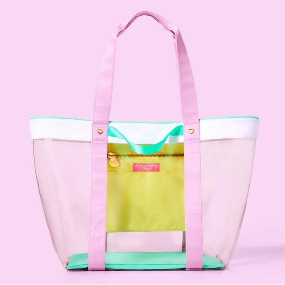 NWT Stony Clover Lane x Target transparent beach tote bag